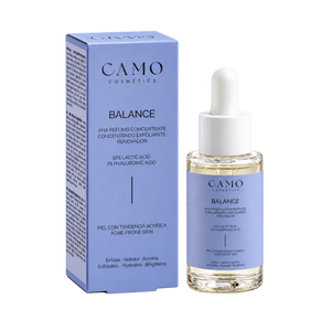 CAMO BALANCE AHA Peeling Concentrate · Exfoliante facial con ácido láctico 10 % – 30 ml