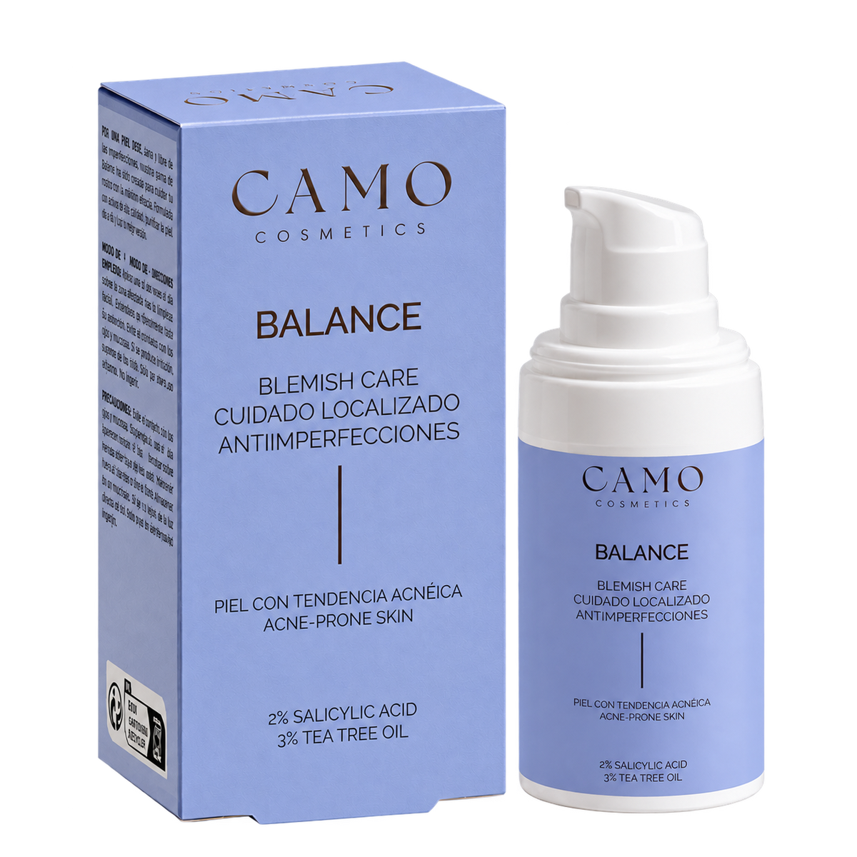 CAMO BALANCE Blemish Care · Cuidado localizado antiimperfecciones con ácido salicílico 15ml - Detalle 1