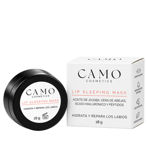 CAMO Lip Sleeping Mask · Mascarilla de labios con karité, ácido hialurónico y péptidos 18gr
